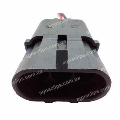 RP1058 Роз'єм 3-к Opel GM Renault 12010717 лямбда-зонда, датчика абсолютного тиску відп. частина RP1057