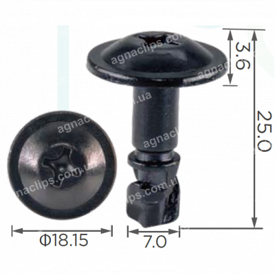H 2342 Гвинт BMW захисту двигуна 51718218852