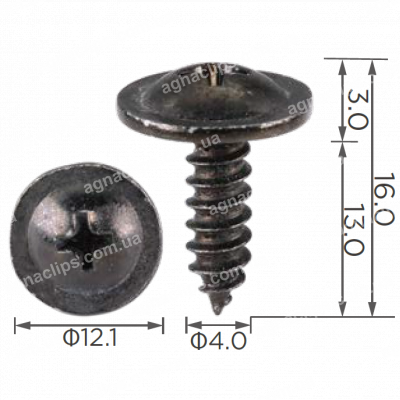 H 2336 Саморіз 4x13 універсальний