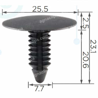 C 3568 Кліпса Jeep Chrysler Dodge Ram 6506293AA