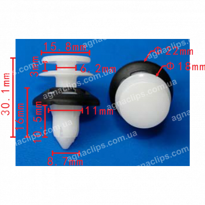 C 3561 Кліпса Chrysler Dodge Jeep 68185909AA 6509673AA обшивка дверей