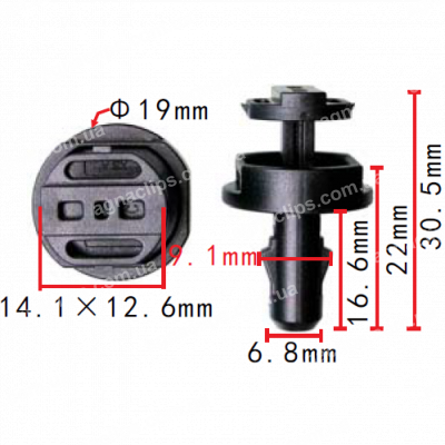C 3619 Кліпса Toyota Lexus 9046707222