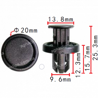 C 3620 Кліпса Toyota Lexus 9046710216 захисту двигуна, центральної стійки
