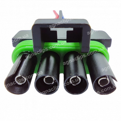 RP1062 Роз'єм 4-к Delphi вологозахищений 12015797