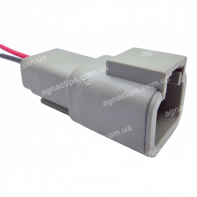 RP1100 Роз'єм 2-к DTP04-2P відп. частина RP1099
