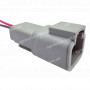 RP1100 Роз'єм 2-к DTP04-2P відп. частина RP1099