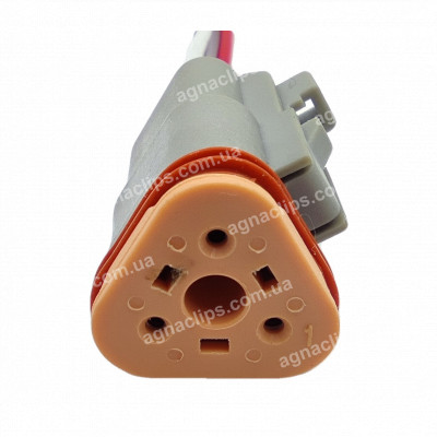 RP1052 Роз'єм 3-к DEUTSH DT06-3S відп. частина RP1051