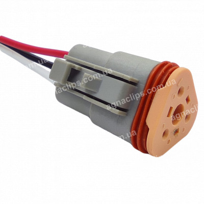 RP1052 Роз'єм 3-к DEUTSH DT06-3S відп. частина RP1051