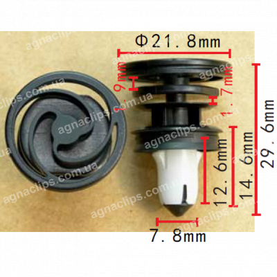 C 3647 Кліпса Tesla 113514700A обшивка дверей