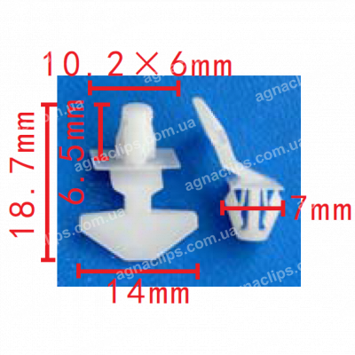 C 3598 Кліпса Honda 91563TR0003