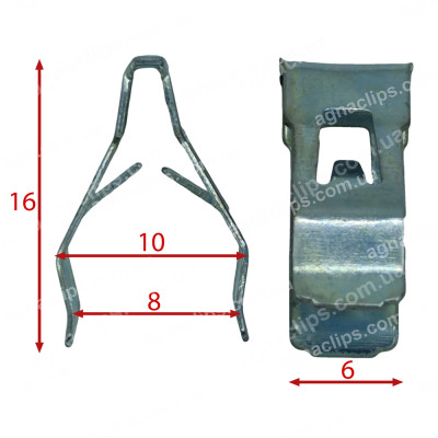 DS1 Скоба 9.6x16 універсальна