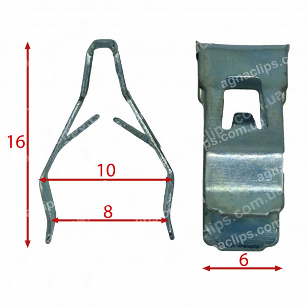 DS1 Скоба 9.6x16 універсальна