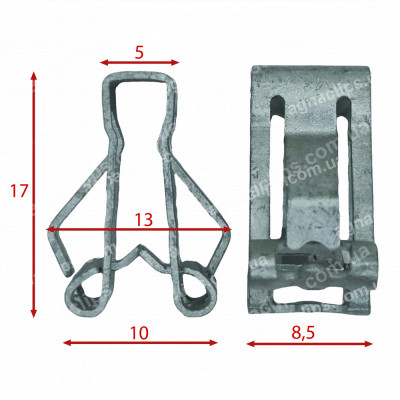 DS12 Скоба Daewoo Ford Пріора Lada X-Ray 769845391R
