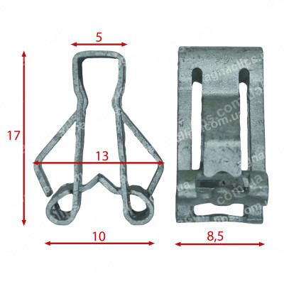 DS12 Скоба Daewoo Ford Пріора Lada X-Ray 769845391R