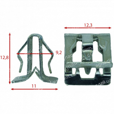DS13 Скоба 12.5x12 універсальна