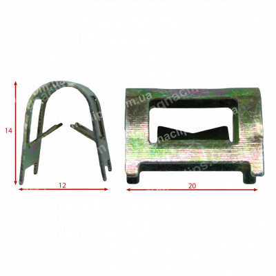 DS15 Скоба Daewoo Aveo Shevrolet 94530664