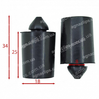 DB3 Відбійник капота та багажника Chery Mazda Honda A11-1200023