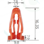 C3589 Кліпса Honda 90666TA0A01