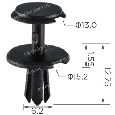 C 3626 Кліпса Mercedes A0009919240 A0009919440