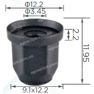 C 3631 Гайка ковпачкова BMW 41335480120
