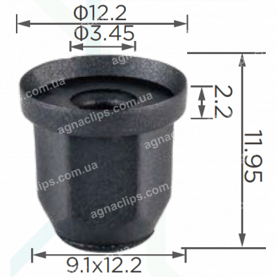 C 3631 Гайка ковпачкова BMW 41335480120