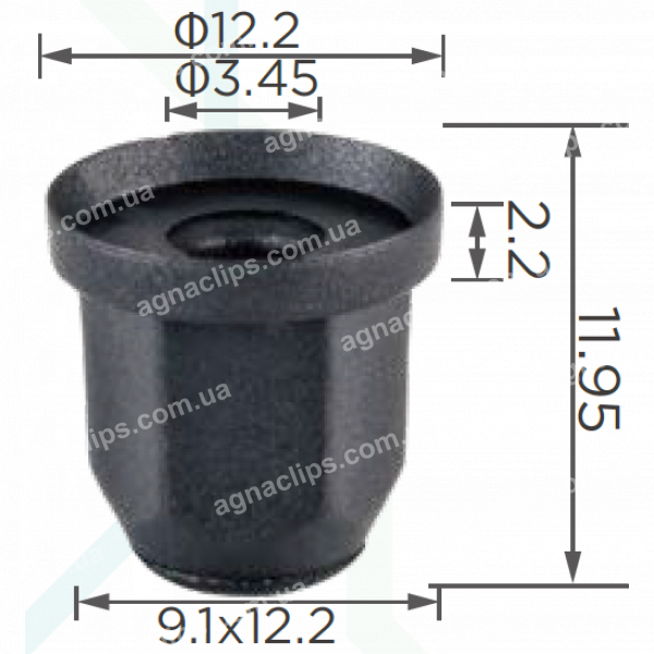 C 3631 Гайка ковпачкова BMW 41335480120