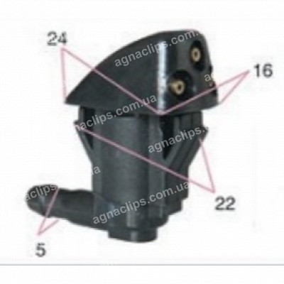 F7082 Форсунка Hyundai Kia 986302E100 986302E500