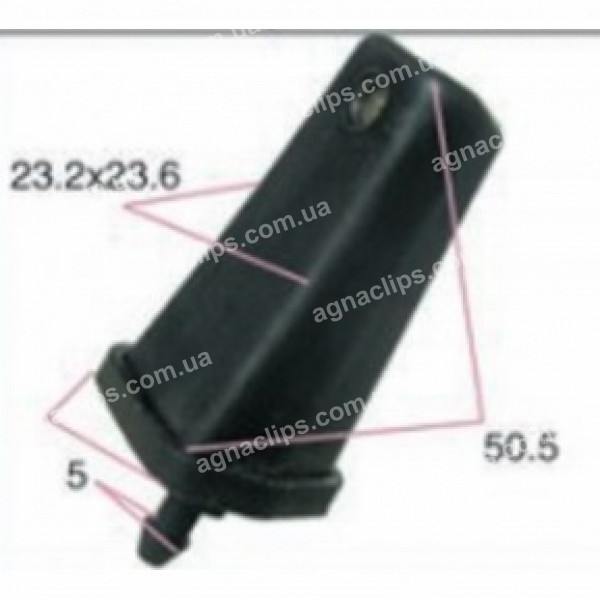 F7087 Форсунка універсальна L=50.5
