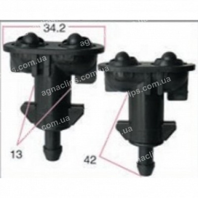 F7096 Форсунка (пара) омивача фар Land Rover Range Rover LR015358 LR015359