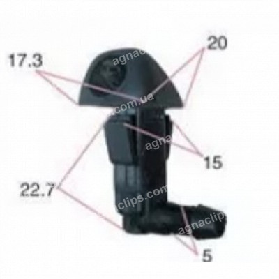 F7003 Форсунка Honda 76810SEAA01