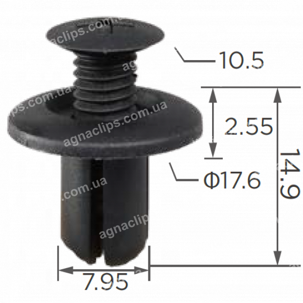 DK6002 Кліпса Hyundai Kia Mazda Ford Honda W705845S300 8659028000 B0925183 0G0325007A MB45556143 91507SH3003