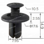 DK6002 Кліпса Hyundai Kia Mazda Ford Honda W705845S300 8659028000 B0925183 0G0325007A MB45556143 91507SH3003