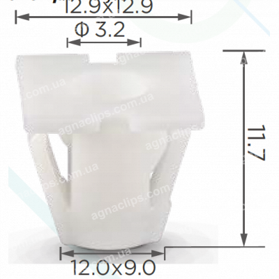 DK6003 Кліпса Hyundai Kia 877561C000 87714FD200