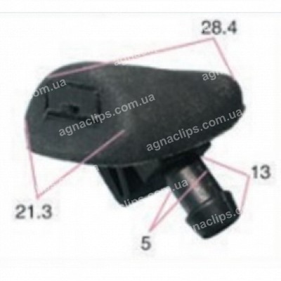 F7042 Форсунка Peugeot Citroen 6438L4