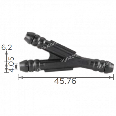 C 3200 З'єднувач Y-подібний