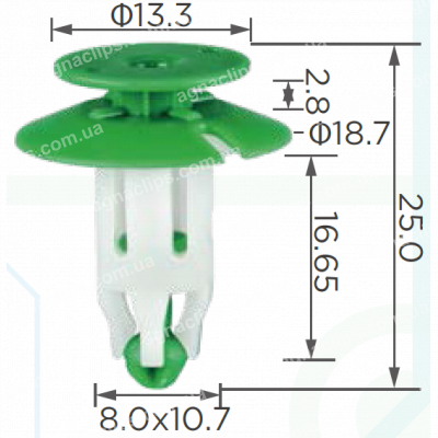 C 3638 Кліпса VW Audi 4M0805163