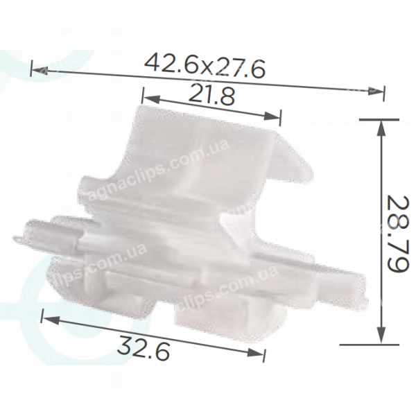 C 3639 Кліпса Mercedes A0019913471