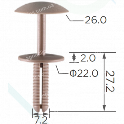C 3658 Кліпса DAF CF/XF, TATRA 1877812