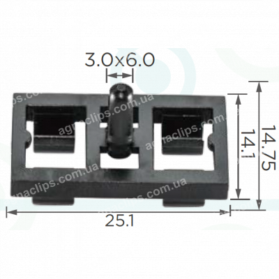 C 3660 Кліпса BMW 51337008409
