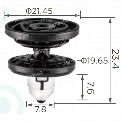 C 3675 Кліпса VW Audi 3CN 868 243