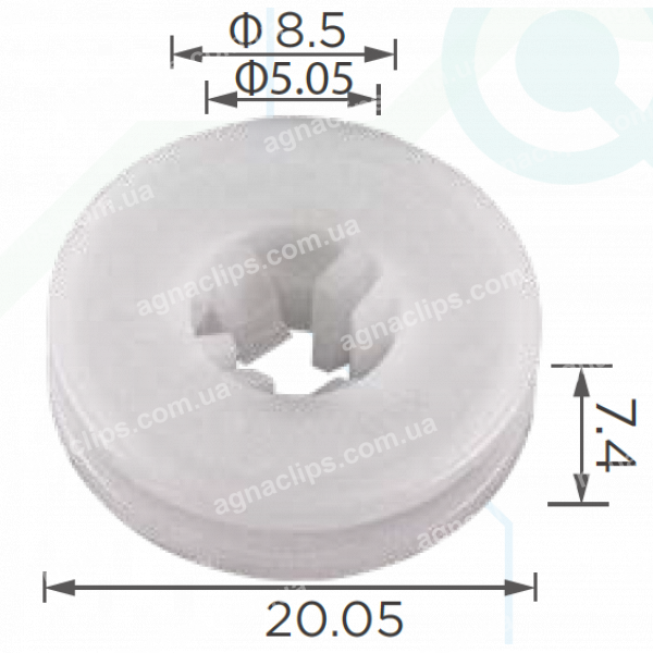 C 3687 Кліпса BMW Mini 51137034022