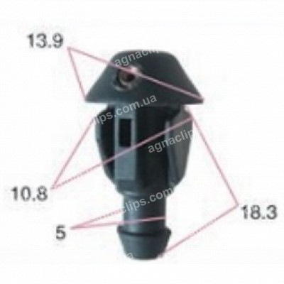 F7072 Форсунка Renault Peugeot 7704000014