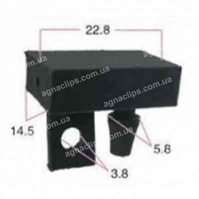 F7074 Форсунка омивача