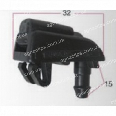 F7080 Форсунка VAG Skoda Audi 1Z0955985 8Z0955987B