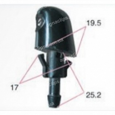 F7117 Форсунка Toyota Prado віялова