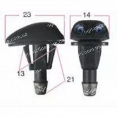 F7119 Форсунка омивача універсальна