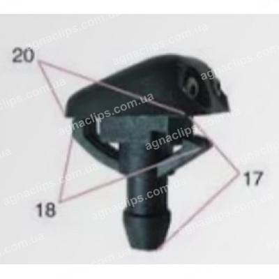 F7009 Форсунка Audi Porsche Seat VW