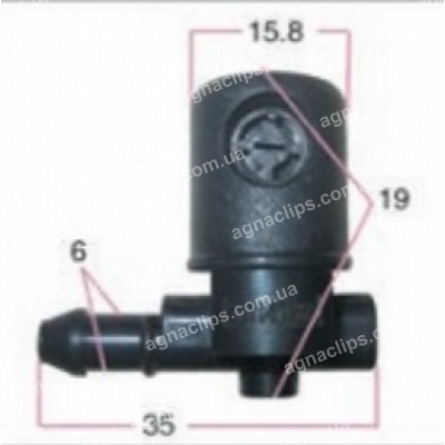 F7028 Форсунка Opel (права) 12782509 1451330