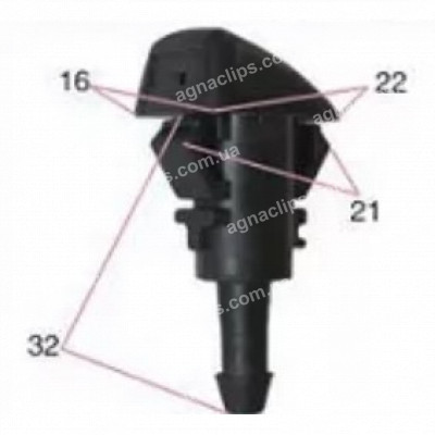 F7046 Форсунка Chrysler Dodge Jeep 5113049AA 5160308AA