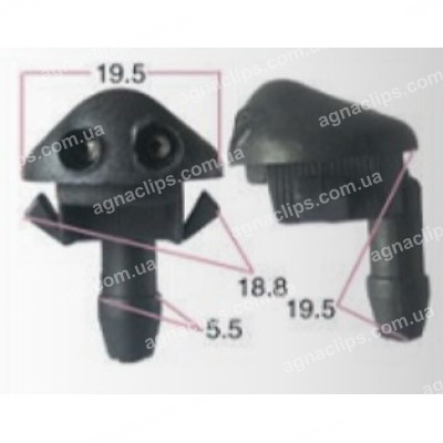 F7066 Форсунка омивача Buick Opel Ford 90213668 1451175